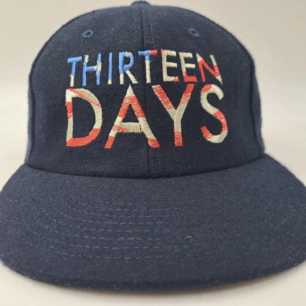 Vintage Thirteen Days Movie Promo Hat Adjustable 2000‎ Thriller War Wool Blend